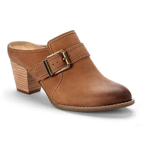 Vionic Cheyenne Mules Clog 9 Wide Bootie Brown Suede - Picture 2 of 10
